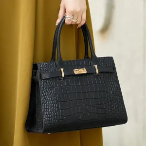 2023 new women's cowhide crossbody bag handbag large capacity girls leather Kelly bag