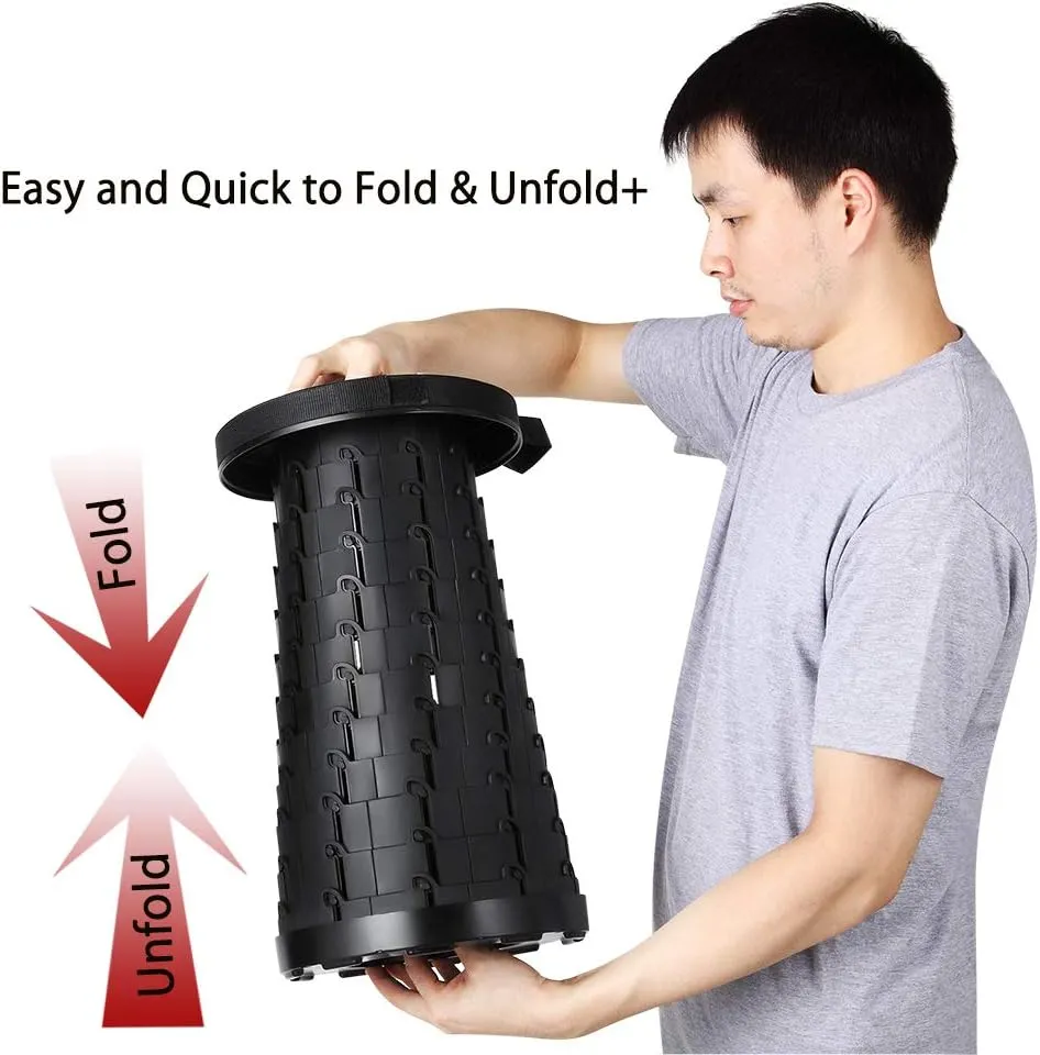25.5X45X25.5Cm Portable Telescoping Stool