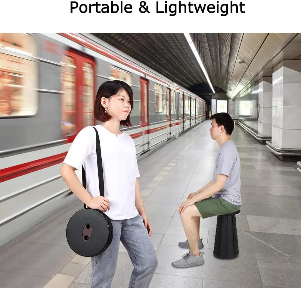 25.5X45X25.5Cm Portable Telescoping Stool