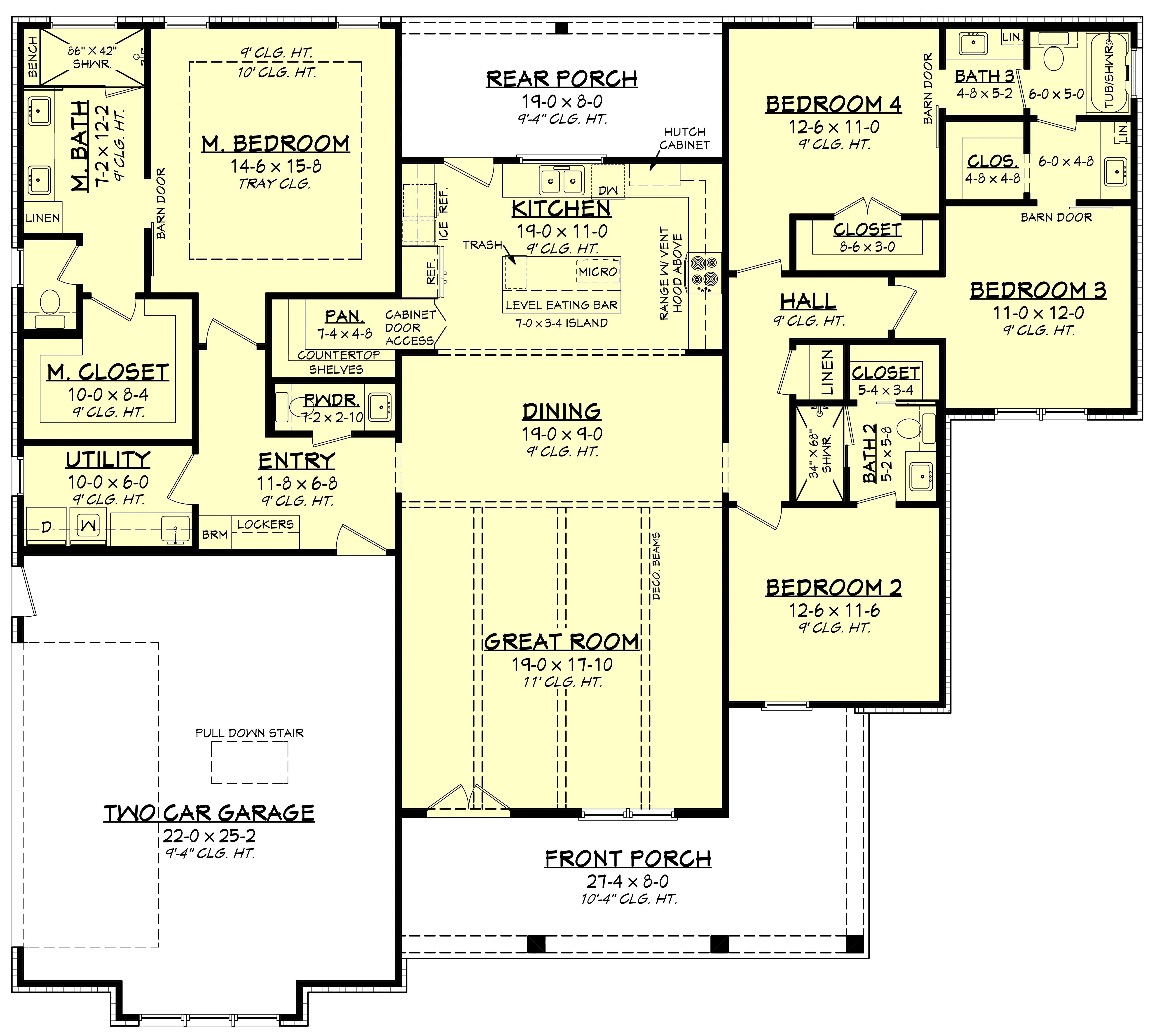4-Bedroom Home with 2,258 sq. ft. of Stylish Living Space
