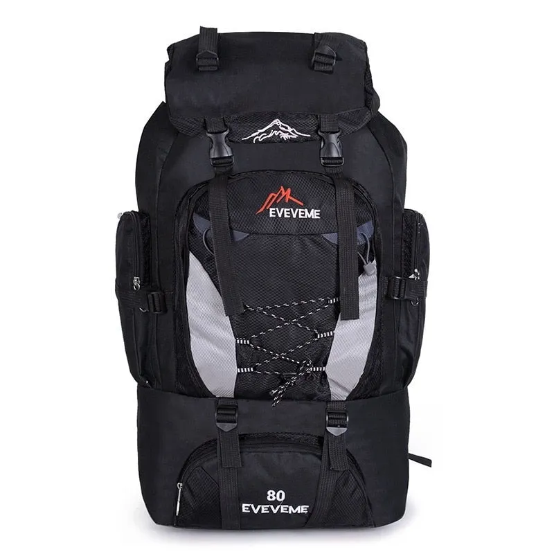 80L Large Waterproof Climbing Hiking Backpack