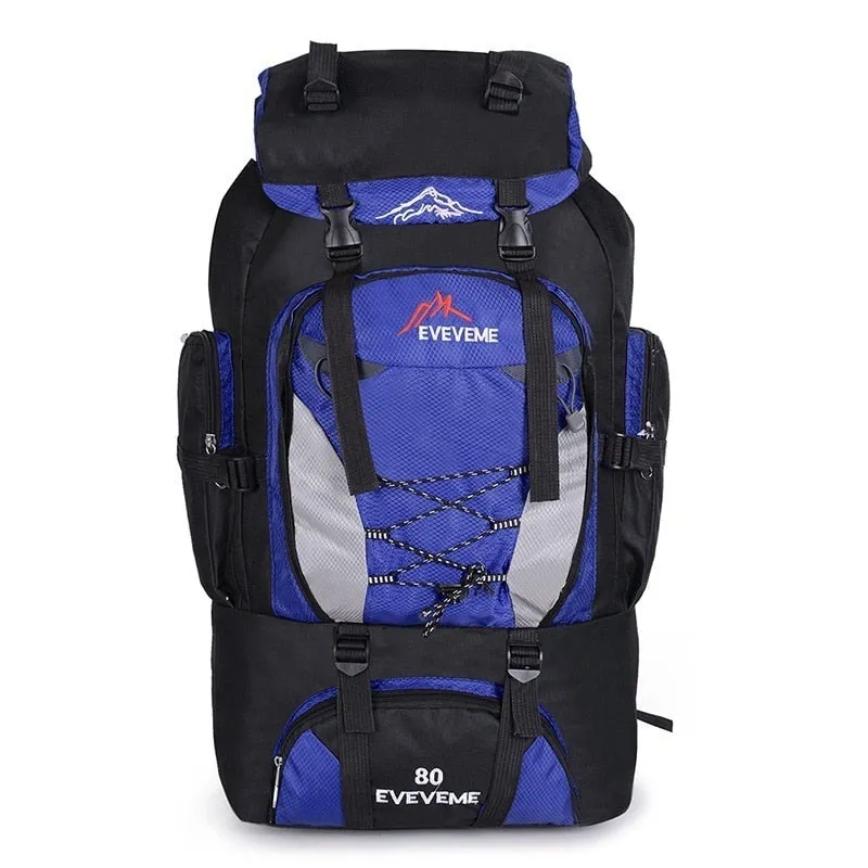 80L Large Waterproof Climbing Hiking Backpack