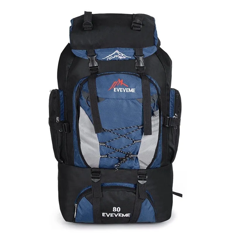 80L Large Waterproof Climbing Hiking Backpack