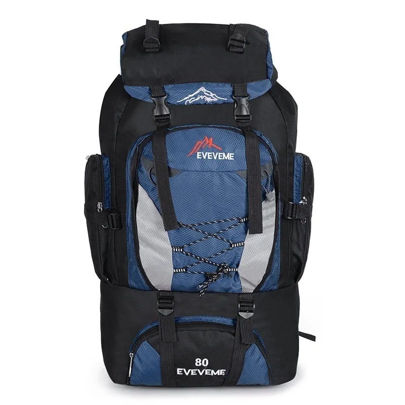 80L Large Waterproof Climbing Hiking Backpack