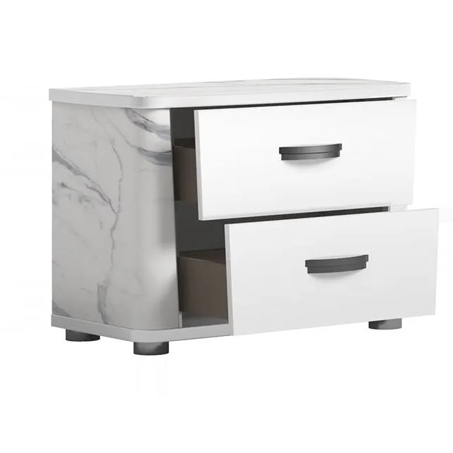 ANNA 2 Drawers Nightstand - Status Italy