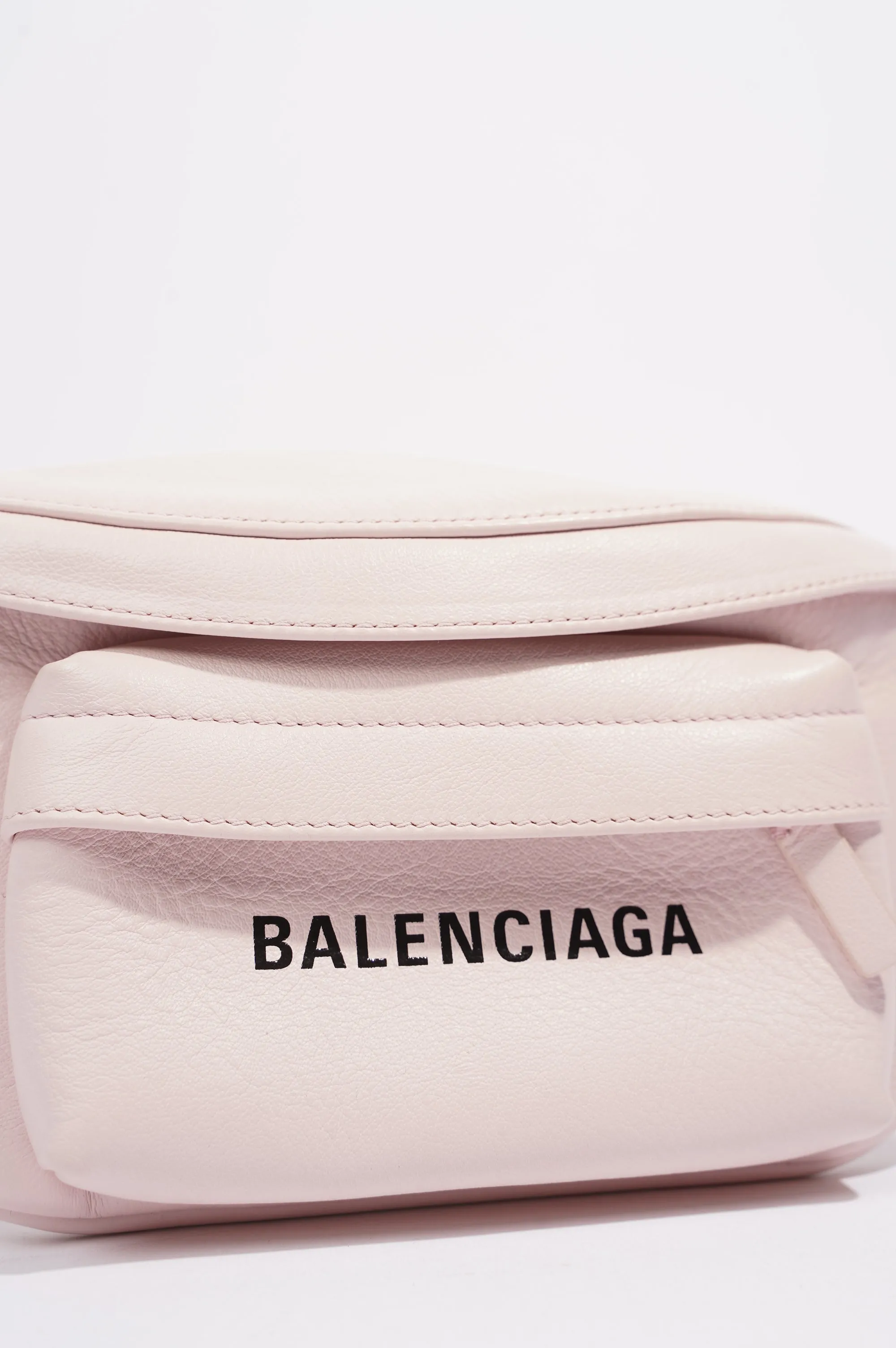 Balenciaga Womens Belt Pack Pink Leather