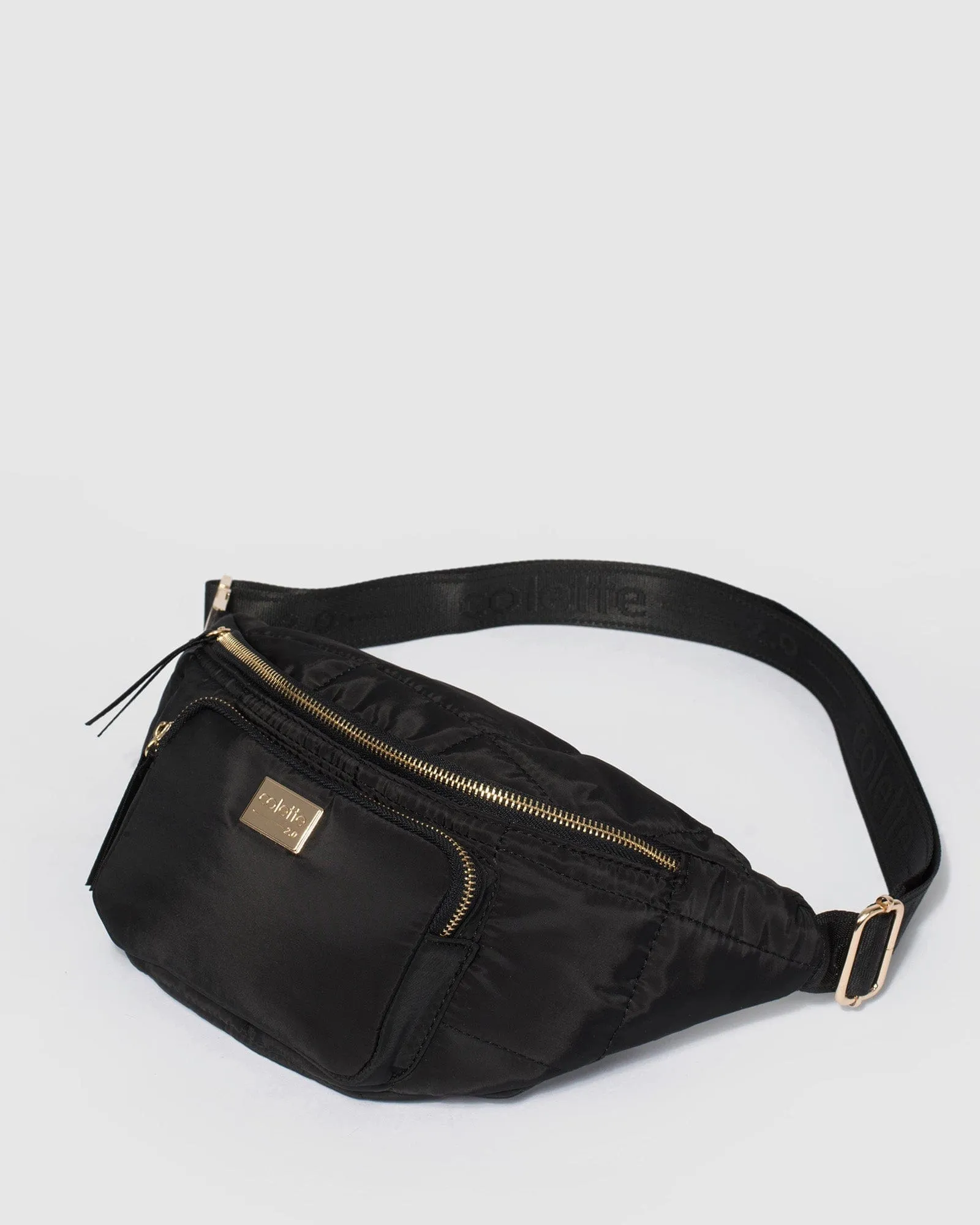 Black Madison Nylon Bumbag