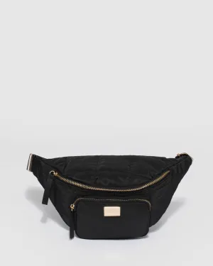 Black Madison Nylon Bumbag
