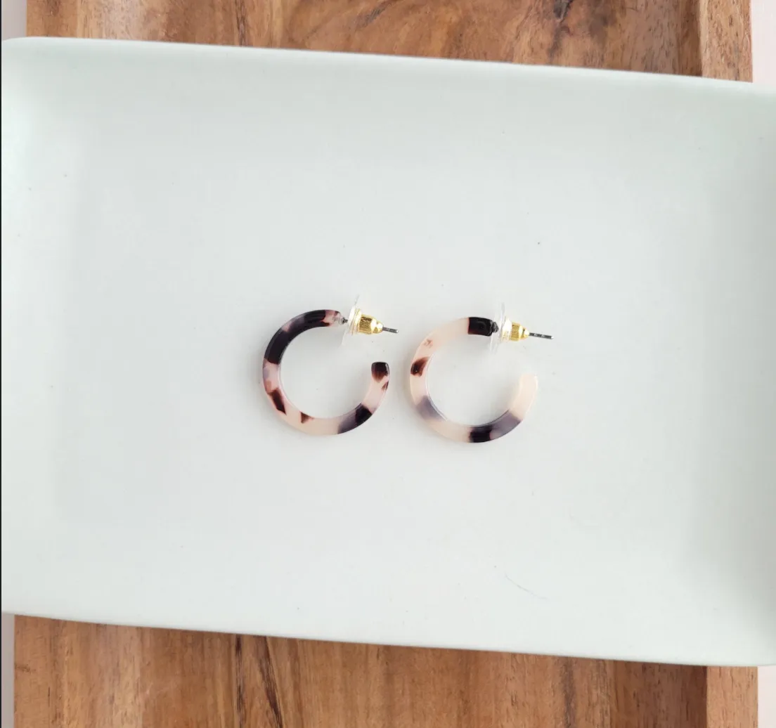 Cam Mini Hoop Earrings