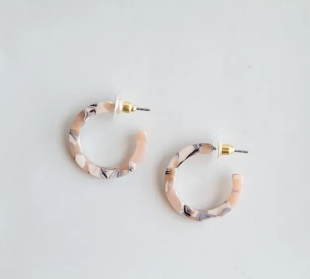 Cam Mini Hoop Earrings
