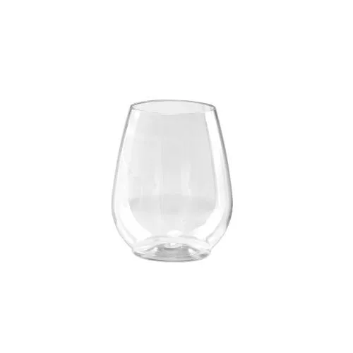 Clear Premium Plastic Stemless Drinkware