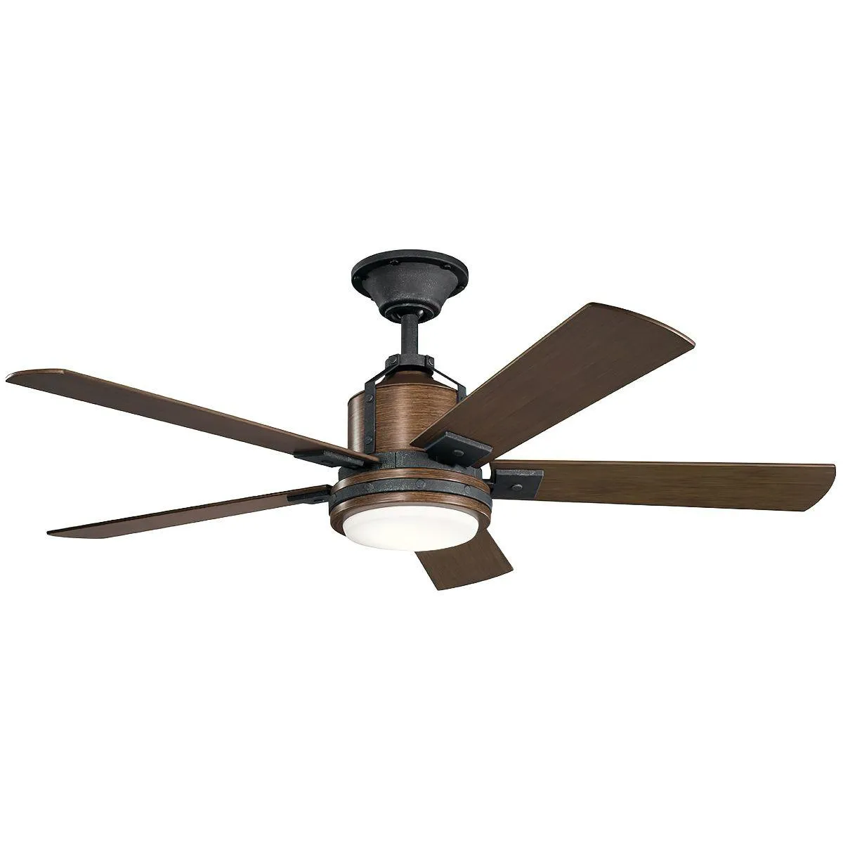 Colerne 52 Inch Auburn LED Ceiling Fan with Wall Control Included