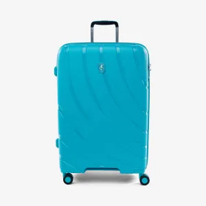 Convertible Medium to Large Checked Expandable Hardside Spinner - Surf Teal