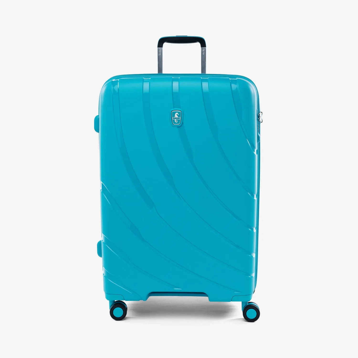 Convertible Medium to Large Checked Expandable Hardside Spinner - Surf Teal