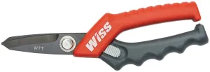 Crescent Wiss CW7T Heavy-Duty Tradesman Utility Shear, 7-1/2 in OAL, 2 in L Cut, Stainless Steel Blade :CD: QUANTITY: 1