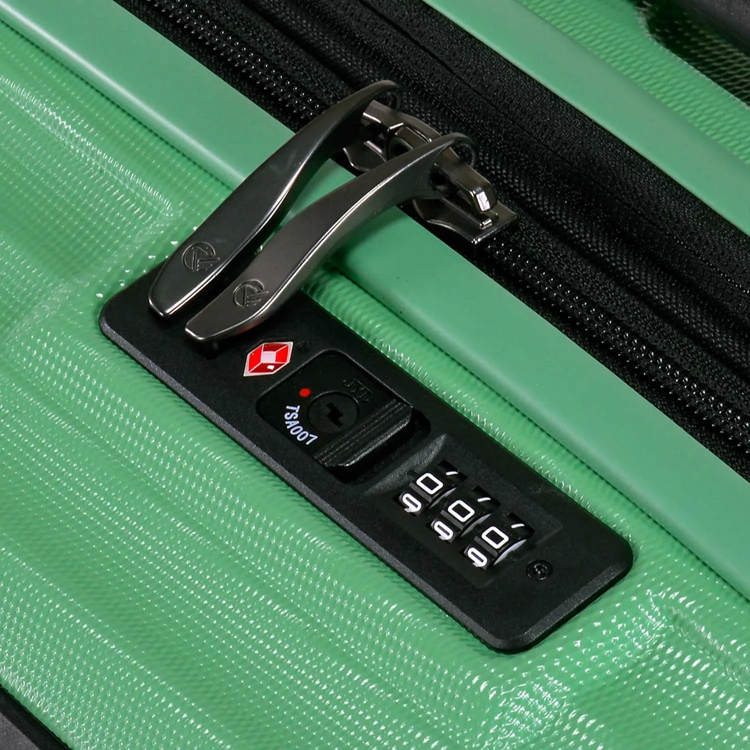 Eminent 20" 4 Double Wheel Expandable TPO® Luggage with Anti-Theft Zipper & TSA Lock - Apple Green (EMI-KK66)