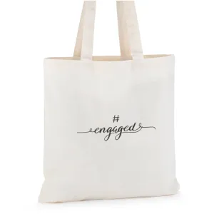 #engaged Bridal Shower Tote Bag