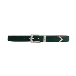English Green Suede Benny Belt