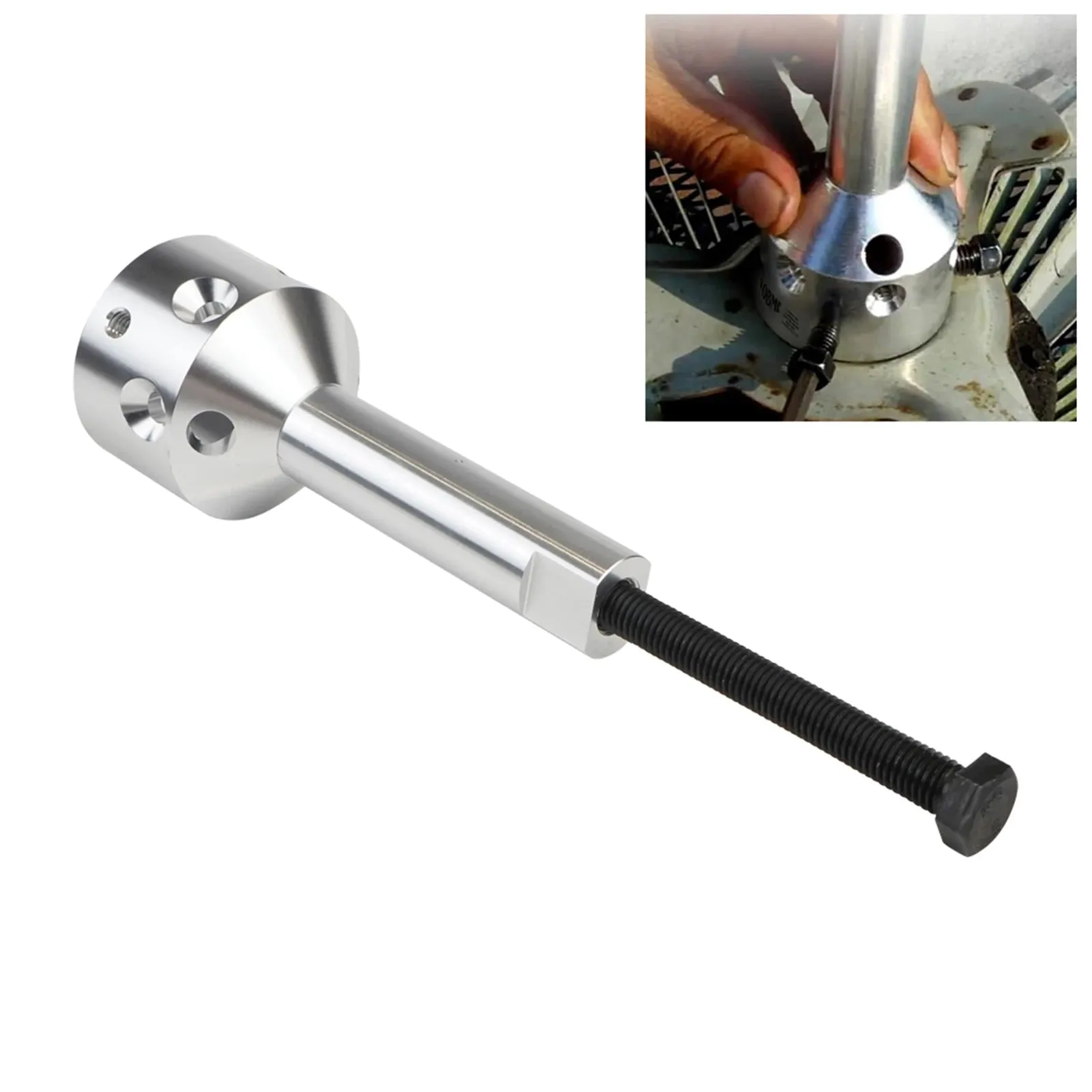Hub Fan Blade Blower Wheel Puller Hub Puller Fan Blade Puller for 5/8'' Belt Drive and 1/2'' or Less Direct Drive Motor Shafts
