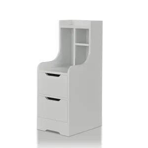 Interlachen Contemporary Multi-Storage Nightstand