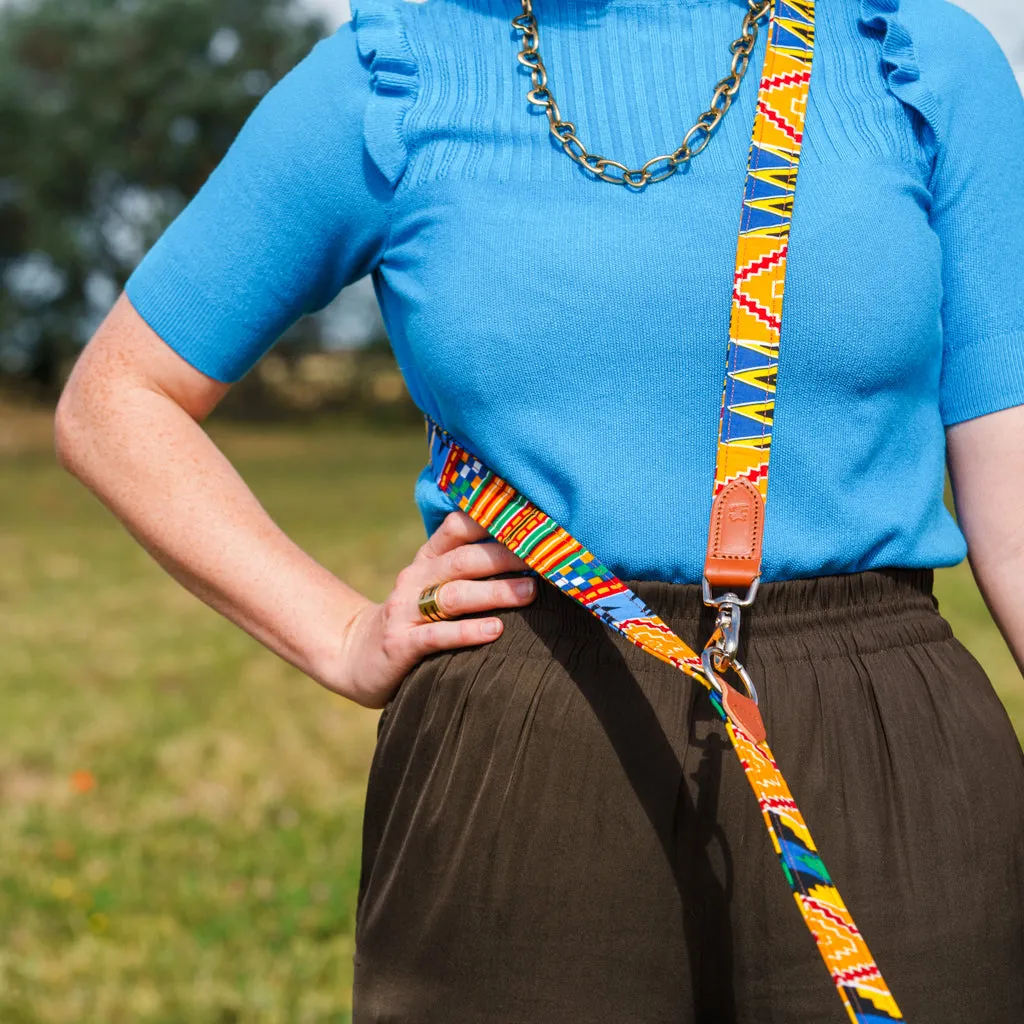 Kente Hands Free (Coupler) Dog Lead