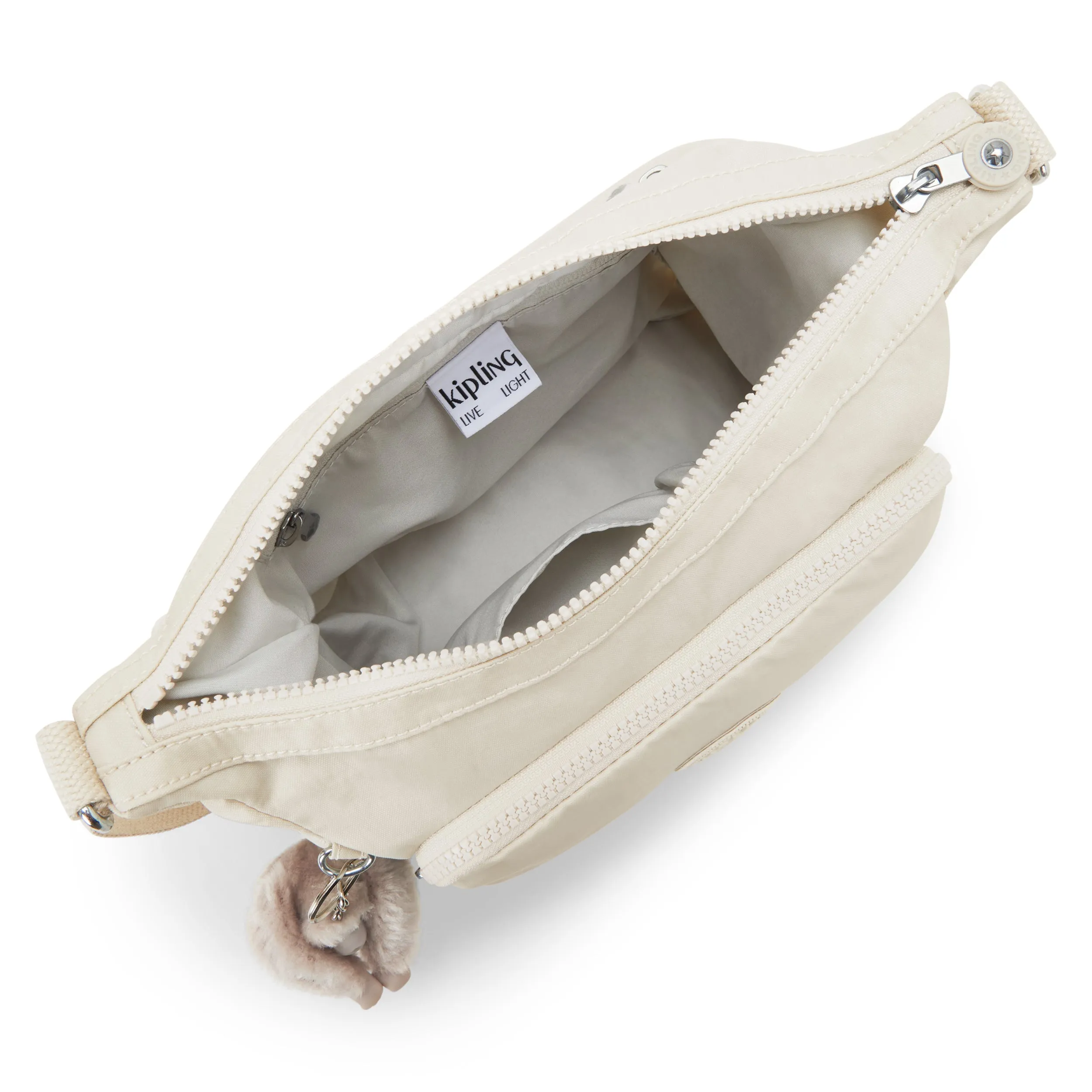Kipling Gabb S Beige Pearl Medium Crossbody Bag C2I4611-3KA