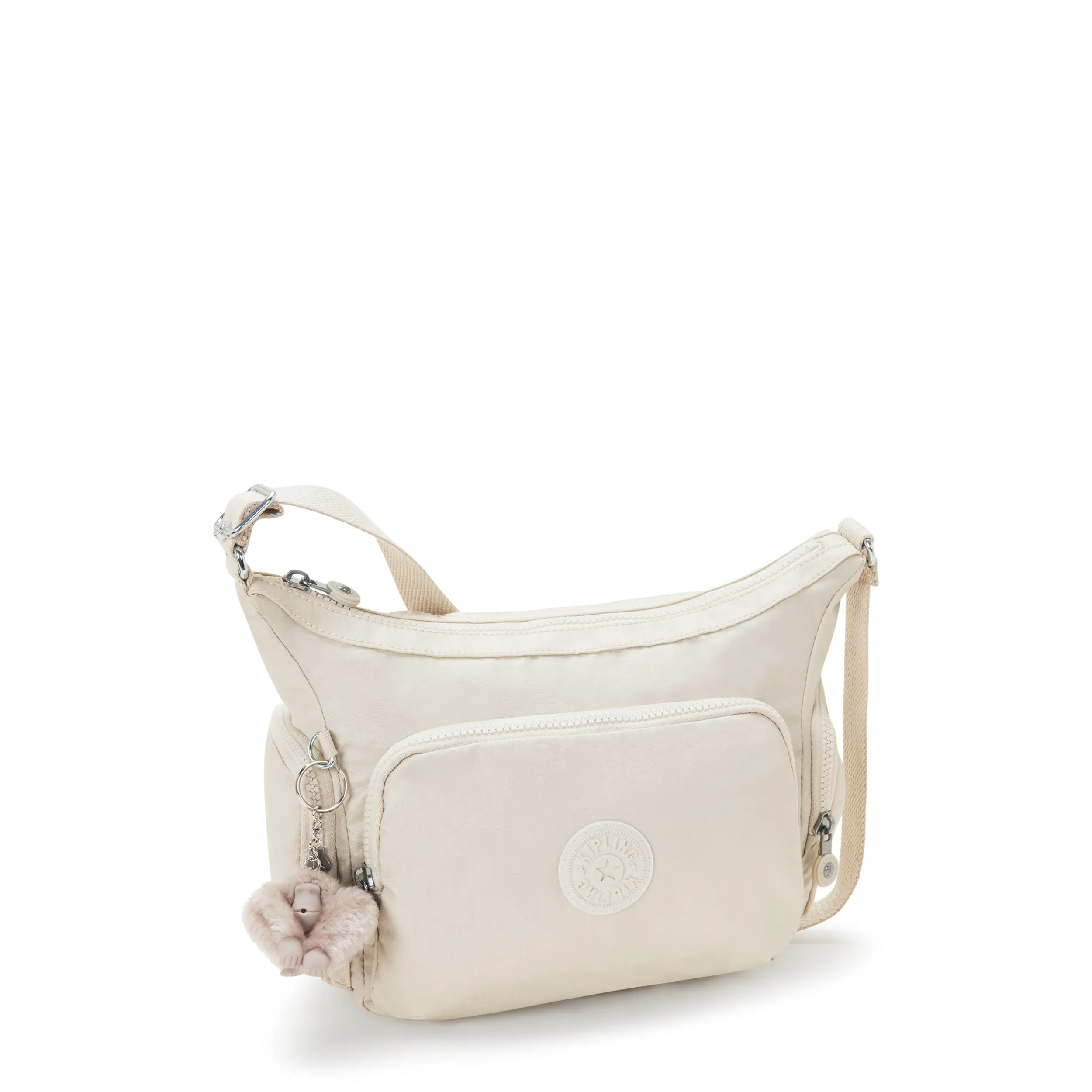 Kipling Gabb S Beige Pearl Medium Crossbody Bag C2I4611-3KA