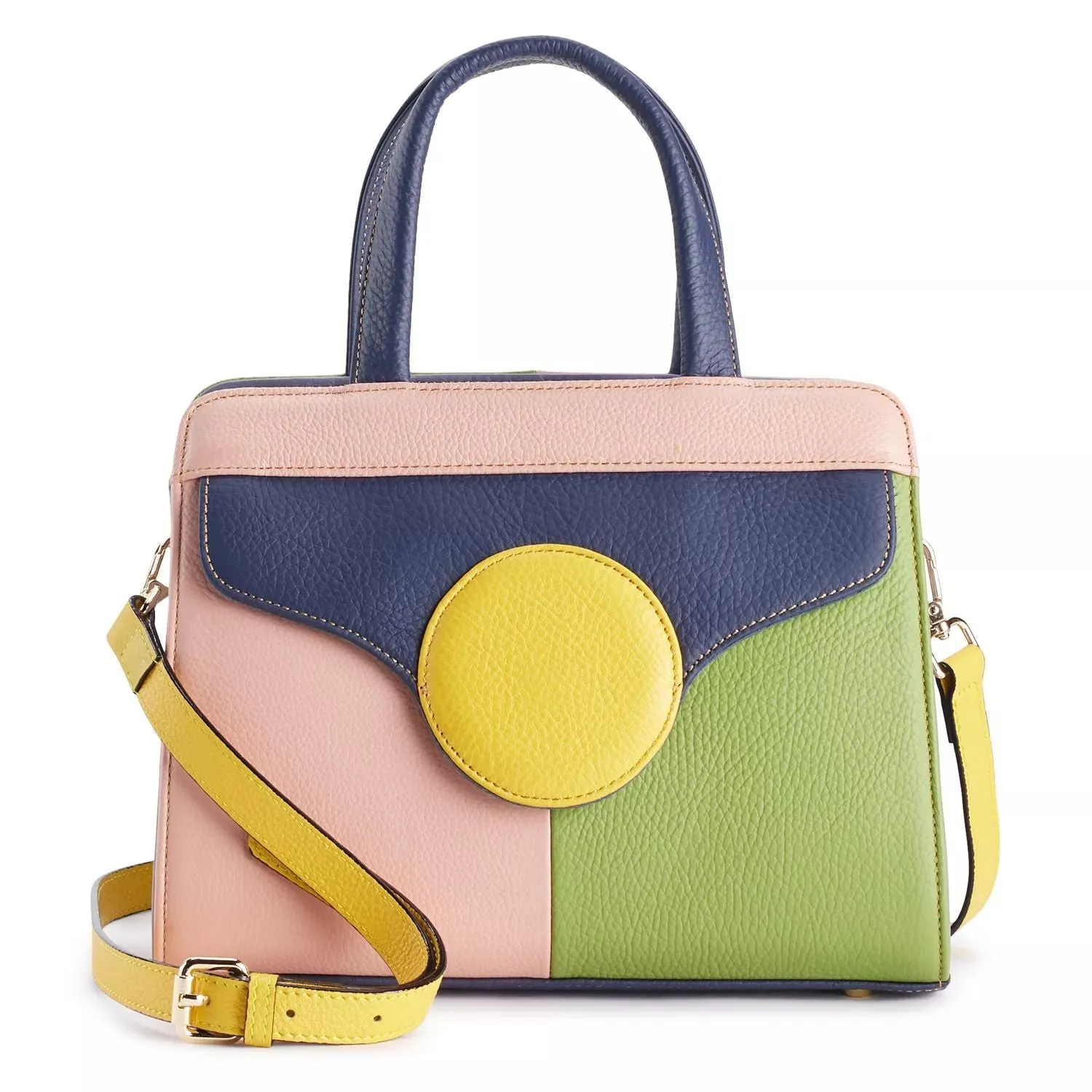 Leather shoulder bag AmeriLeather Arlene AmeriLeather