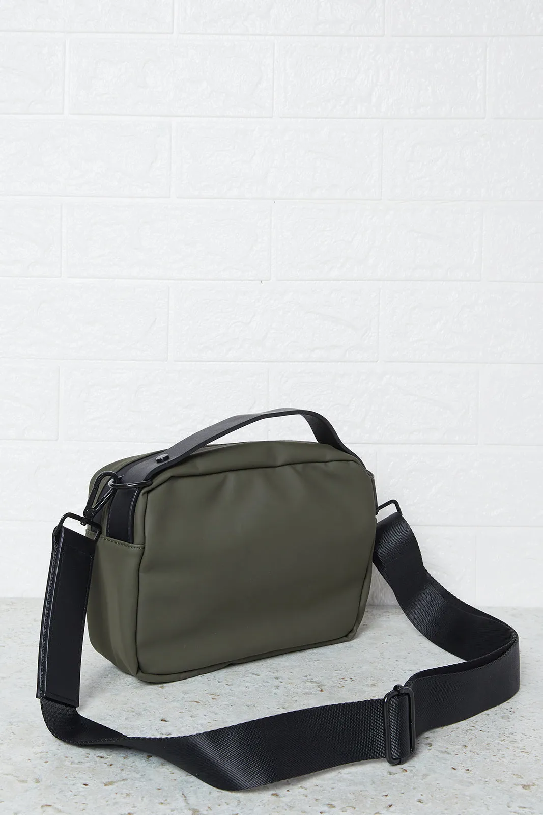 Men Olive Cross Body Bag