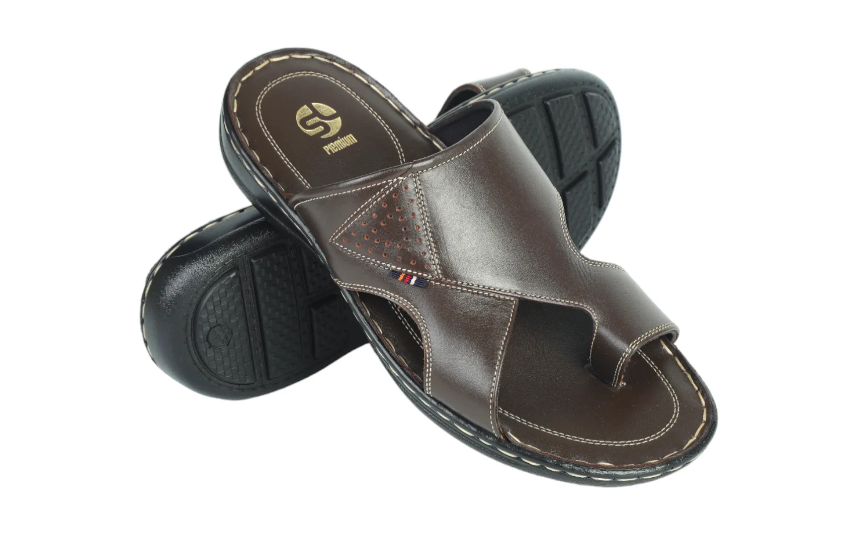 Mens Premium leather Chappal 915604