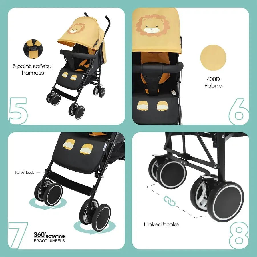 Moon Safari Stroller Character -  Lion