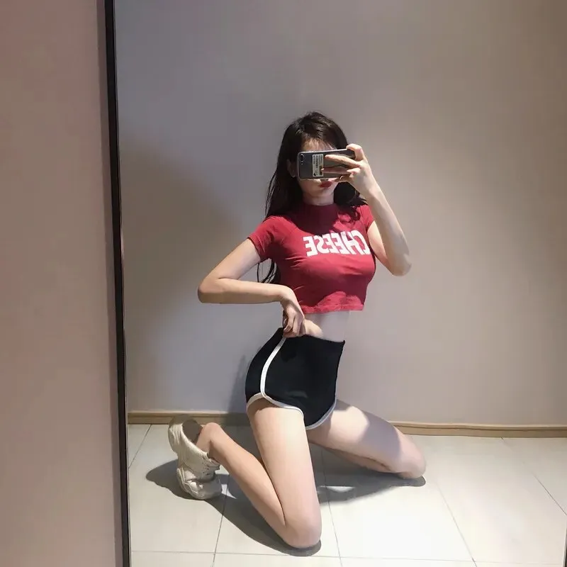 New Women's Summer Shorts Casual Elastic Fitness Sexy Leggings Gym Training Sport Cycling Beach Female Swimwear