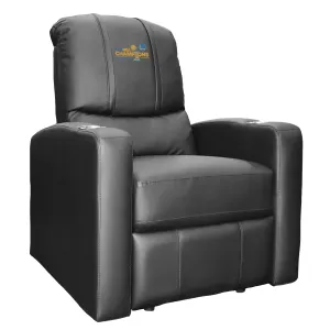 Stealth Recliner with Golden State Warriors 2017 Champions Logo Panel