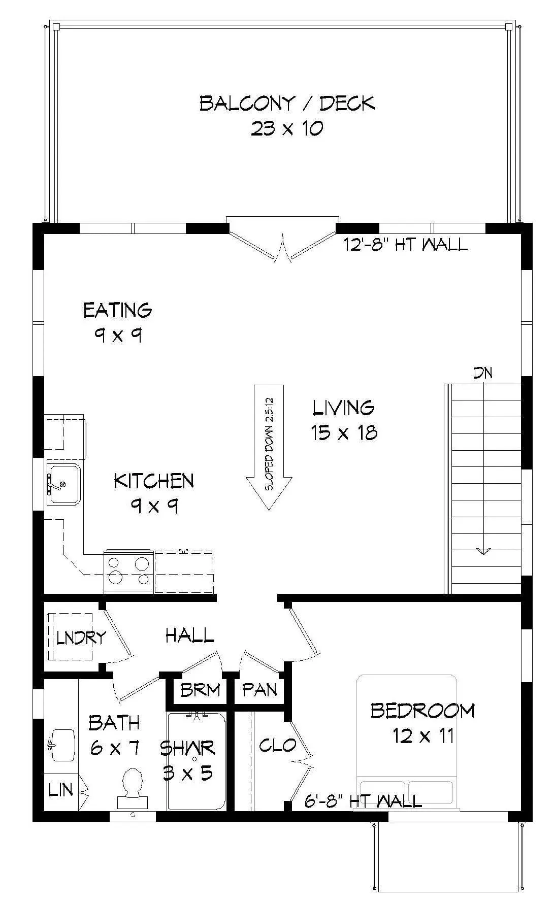 Stylish 1-Bedroom Garage Apartment with Loft and Balcony