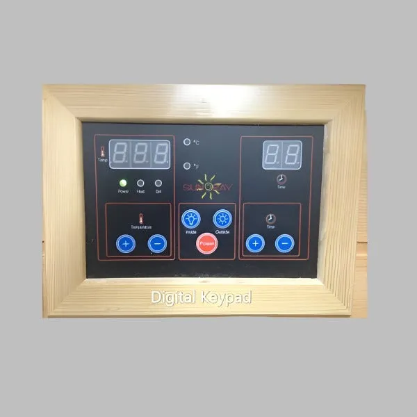 Sunray Sequoia 4-Person Indoor Infrared  Cedar Sauna