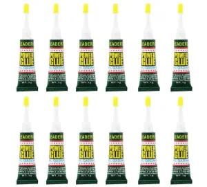 Super Glue 2.5g per Tube - Fast Dry Instant Bonding - Strong Adhesion Liquid Glue with Precision App