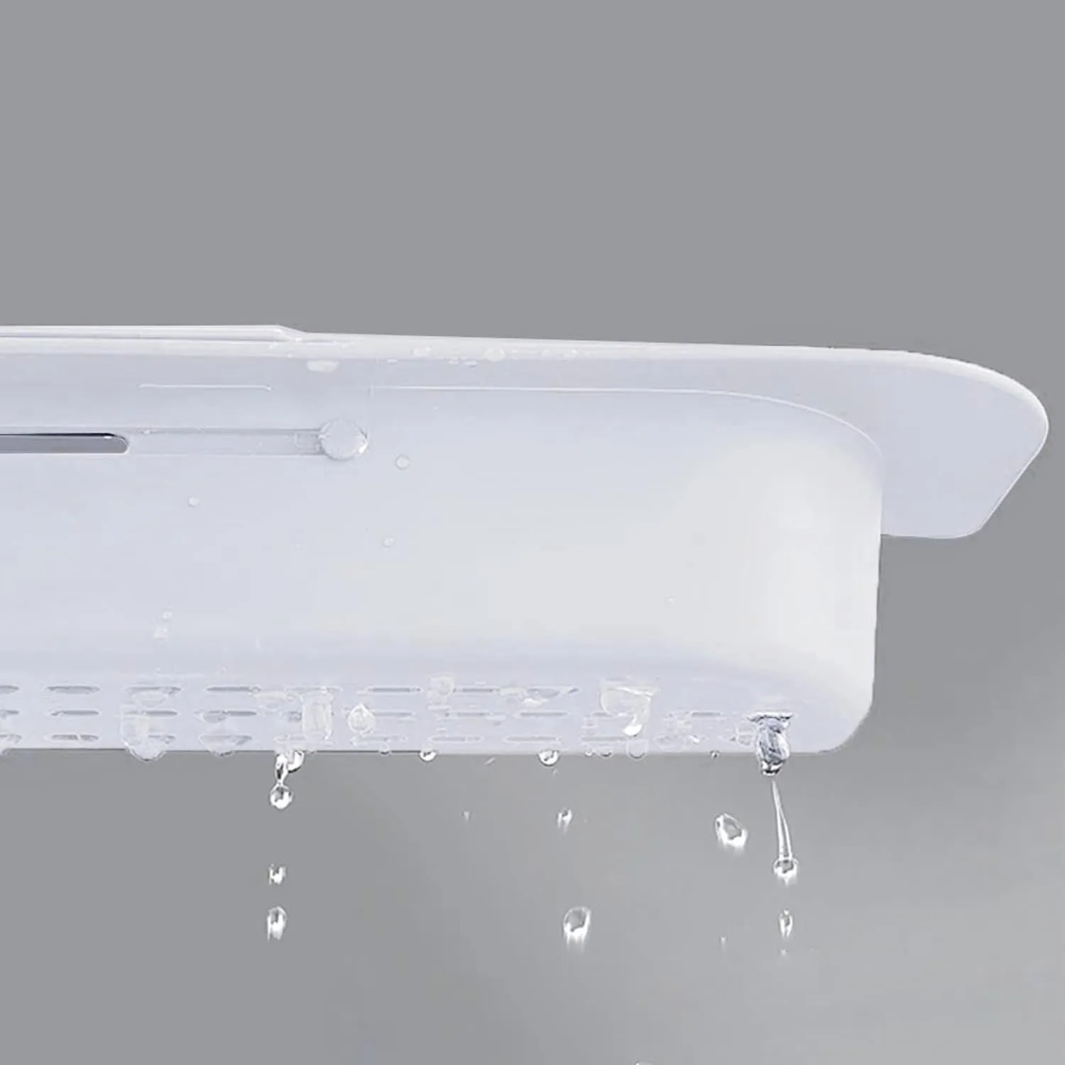 Telescopic Expandable Kitchen Sink Drain Basket Holder Rack F42-8-765 White