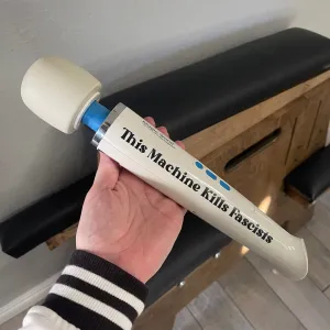 This Machine Kills Fascists Magic Wand Decal