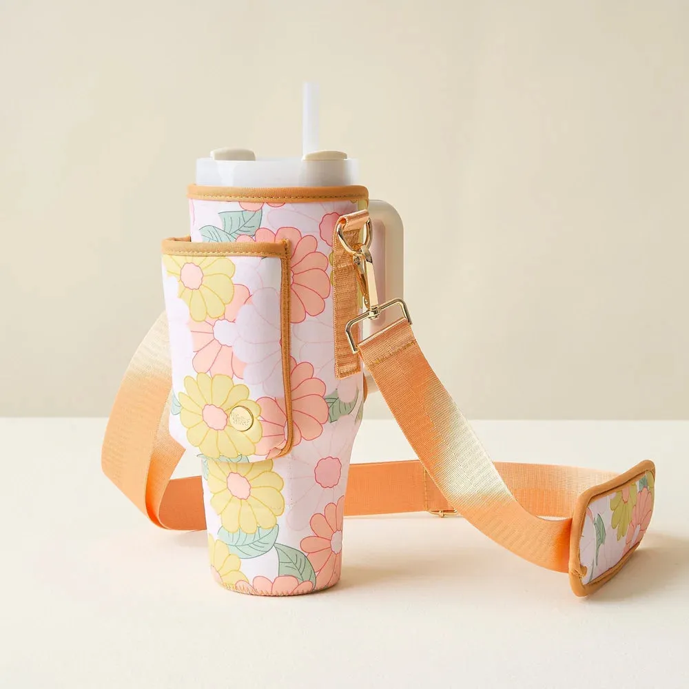 Tumbler Sling - Daisy Craze Peach
