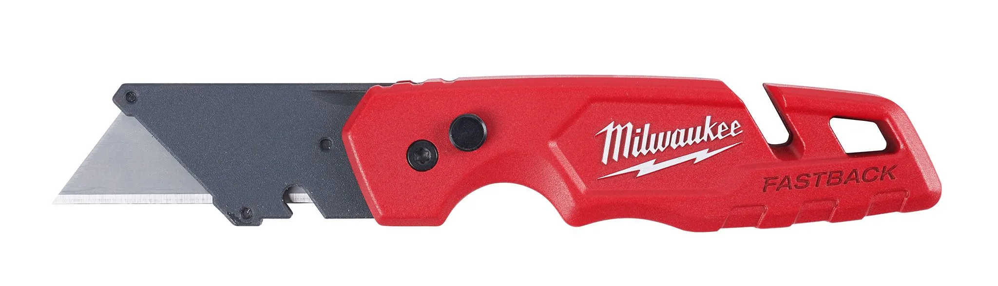 Utility Knife - Milwaukee FASTBACK™ Folding & Compact Utility Knife Kit w/ Blades, 48-22-1501G