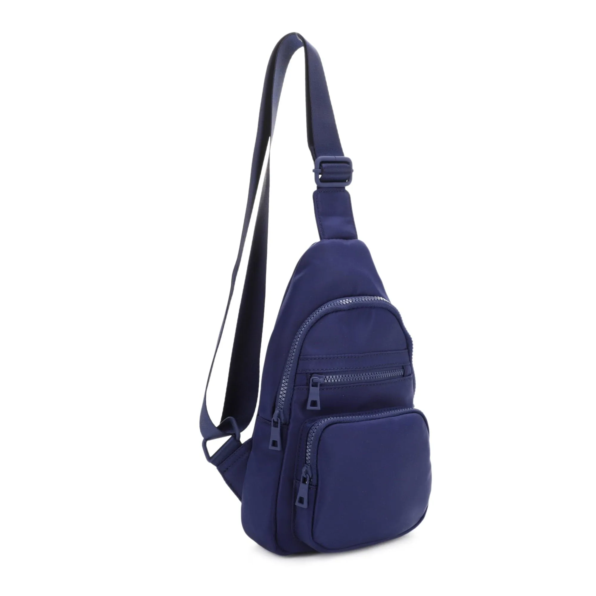 YL20534 Kristen Nylon Multi Pocket Sling Bag